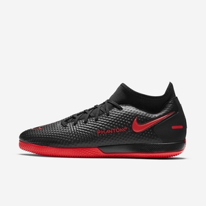 Chaussure Foot Salle Nike Phantom GT Academy Dynamic Fit IC Noir 4358-176 Black/Dark Smoke Grey/Chile Red Femme | XJC-28513493